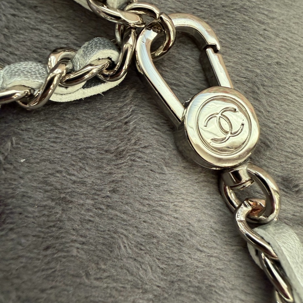 CHANEL Metallic Silver Star Crossbody Belt Bag - Picture 7 of 15